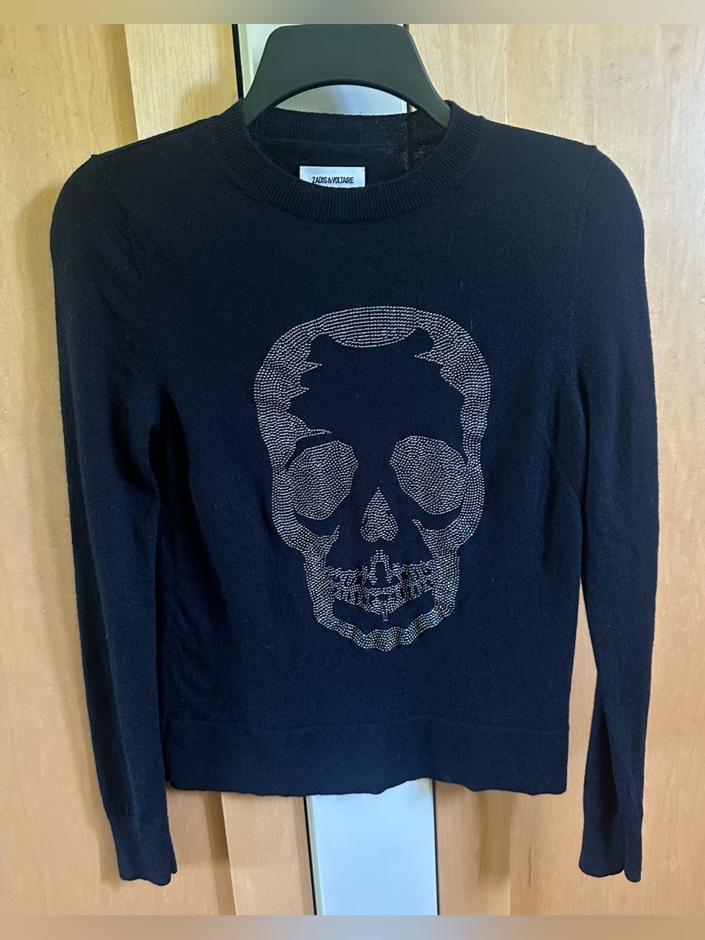 Zadig & Voltaire Miss M Skull Sweater, Black, XS, Excellent Like New Condition! - Picture 2 of 8